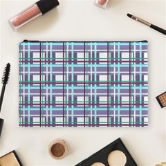 Decorative plaid pattern Cosmetic Bag (Large)  from ArtsNow.com Front