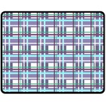 Decorative plaid pattern Fleece Blanket (Medium) 