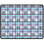 Decorative plaid pattern Fleece Blanket (Medium) 