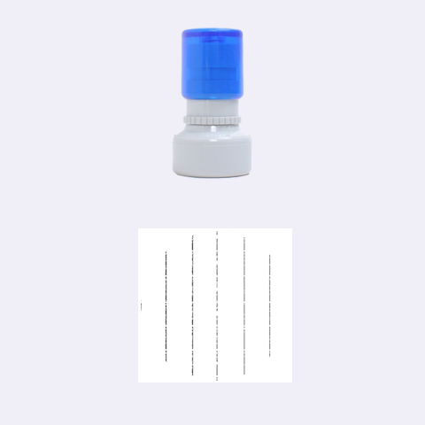 Decorative plaid pattern Rubber Round Stamps (Small) from ArtsNow.com 1.12 x1.12  Stamp
