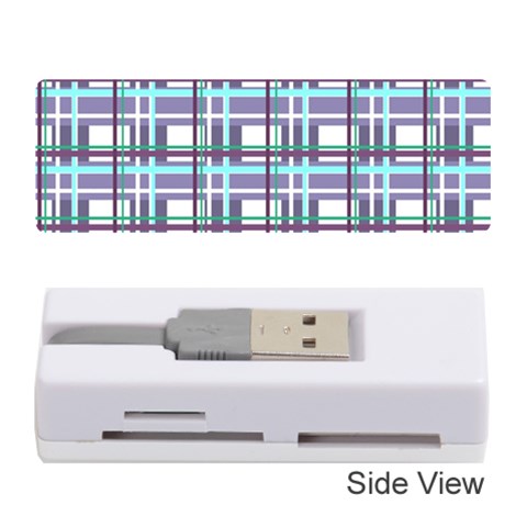Decorative plaid pattern Memory Card Reader (Stick)  from ArtsNow.com Front