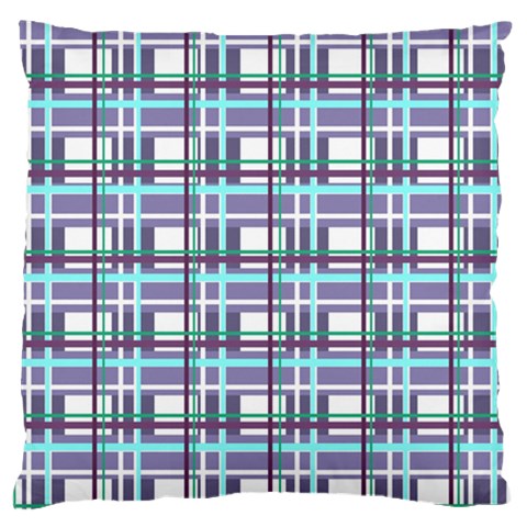 Decorative plaid pattern Large Cushion Case (One Side) from ArtsNow.com Front
