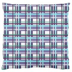 Decorative plaid pattern Large Cushion Case (Two Sides) from ArtsNow.com Front