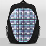 Decorative plaid pattern Backpack Bag