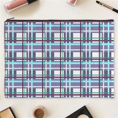 Decorative plaid pattern Cosmetic Bag (XXXL)  from ArtsNow.com Front