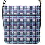 Decorative plaid pattern Flap Messenger Bag (S)