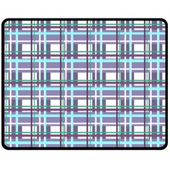 Decorative plaid pattern Double Sided Fleece Blanket (Medium)  from ArtsNow.com 58.8 x47.4  Blanket Front