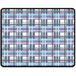 Decorative plaid pattern Double Sided Fleece Blanket (Medium) 