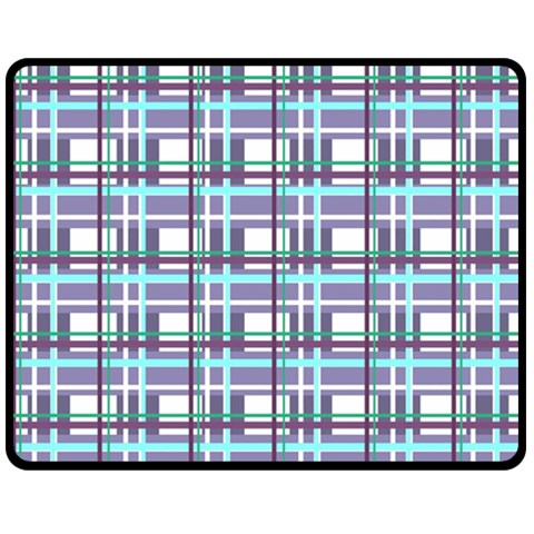 Decorative plaid pattern Double Sided Fleece Blanket (Medium)  from ArtsNow.com 58.8 x47.4  Blanket Back