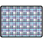 Decorative plaid pattern Double Sided Fleece Blanket (Large) 