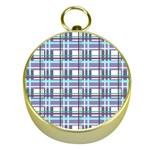 Decorative plaid pattern Gold Compasses