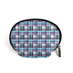 Decorative plaid pattern Accessory Pouches (Small)  from ArtsNow.com Front