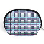 Decorative plaid pattern Accessory Pouches (Medium) 