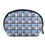 Decorative plaid pattern Accessory Pouches (Large) 