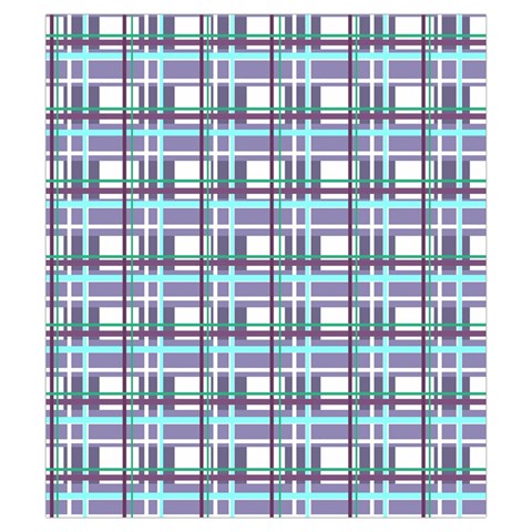 Decorative plaid pattern Drawstring Pouches (Small)  from ArtsNow.com Front