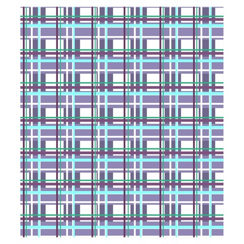 Decorative plaid pattern Drawstring Pouches (Medium)  from ArtsNow.com Front