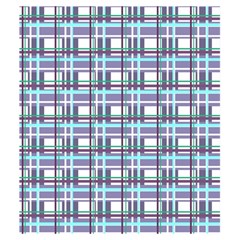 Decorative plaid pattern Drawstring Pouches (Medium)  from ArtsNow.com Front