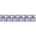 Decorative plaid pattern Flano Scarf (Small)