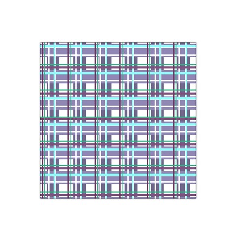 Decorative plaid pattern Satin Bandana Scarf from ArtsNow.com Front