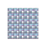 Decorative plaid pattern Satin Bandana Scarf