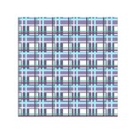 Decorative plaid pattern Small Satin Scarf (Square)