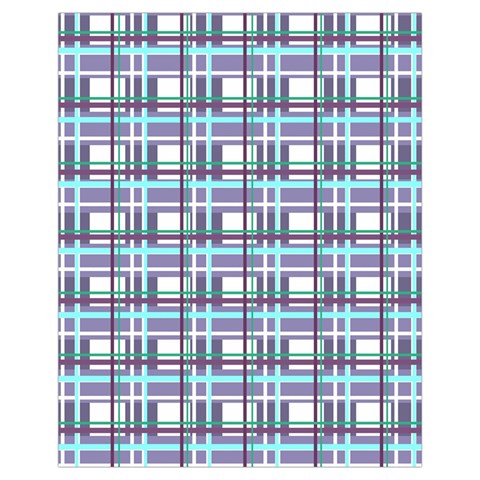 Decorative plaid pattern Drawstring Pouches (Extra Large) from ArtsNow.com Front