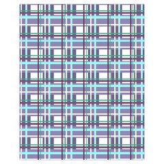 Decorative plaid pattern Drawstring Pouches (Extra Large) from ArtsNow.com Back