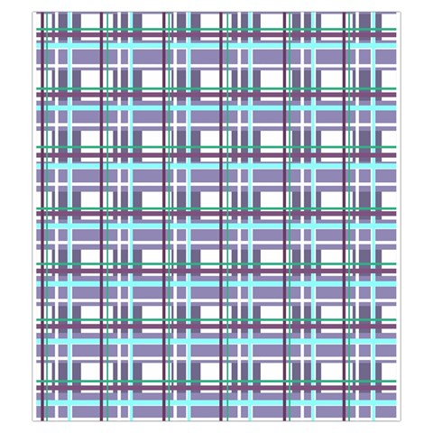 Decorative plaid pattern Drawstring Pouches (XXL) from ArtsNow.com Front