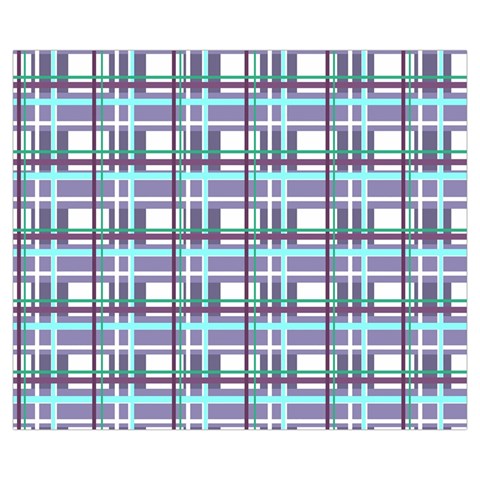 Decorative plaid pattern Medium Zipper Tote Bag from ArtsNow.com Front