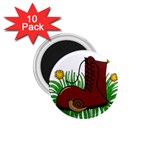 Boot in the grass 1.75  Magnets (10 pack) 