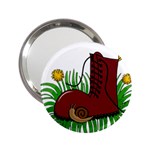 Boot in the grass 2.25  Handbag Mirrors