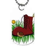 Boot in the grass Dog Tag (One Side)