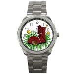 Boot in the grass Sport Metal Watch