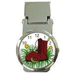 Boot in the grass Money Clip Watches