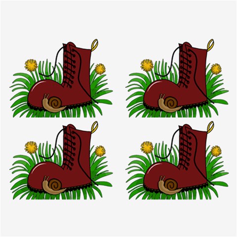 Boot in the grass Belt Buckles from ArtsNow.com Front