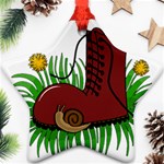 Boot in the grass Star Ornament (Two Sides) 