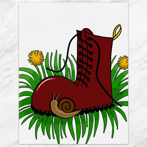 Boot in the grass Canvas 12  x 16   from ArtsNow.com 11.86 x15.41  Canvas - 1