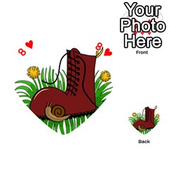 Boot in the grass Playing Cards 54 (Heart)  from ArtsNow.com Front - Heart8