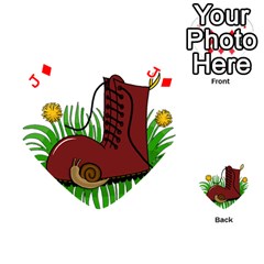Jack Boot in the grass Playing Cards 54 (Heart)  from ArtsNow.com Front - DiamondJ
