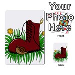 Boot in the grass Multi-purpose Cards (Rectangle) 