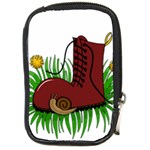 Boot in the grass Compact Camera Cases