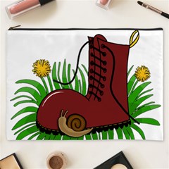 Boot in the grass Cosmetic Bag (XXXL)  from ArtsNow.com Front