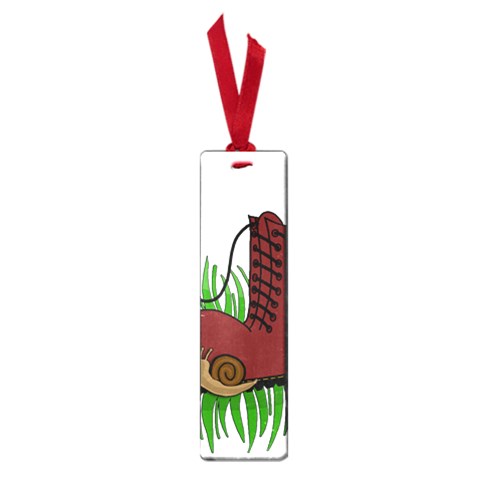 Boot in the grass Small Book Marks from ArtsNow.com Front