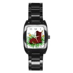 Boot in the grass Stainless Steel Barrel Watch