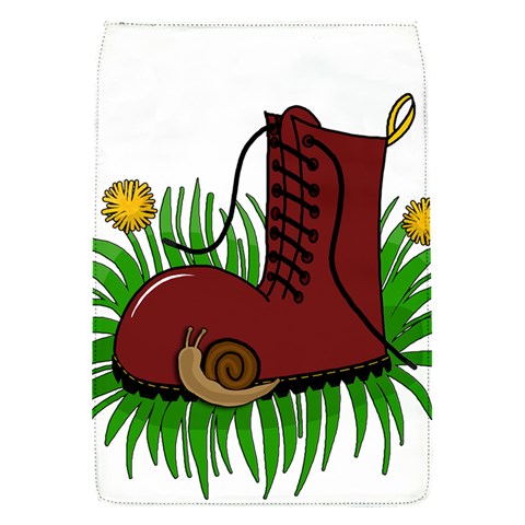 Boot in the grass Flap Covers (S)  from ArtsNow.com Front