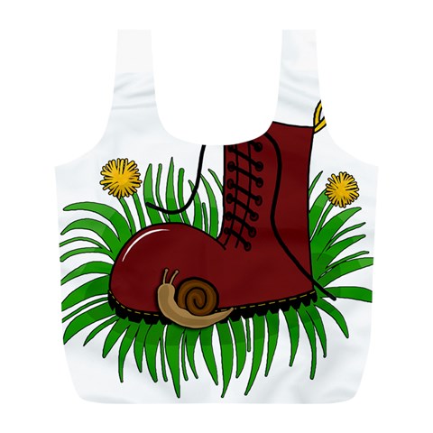 Boot in the grass Full Print Recycle Bags (L)  from ArtsNow.com Back