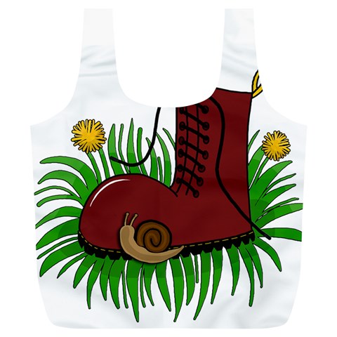 Boot in the grass Full Print Recycle Bags (L)  from ArtsNow.com Front