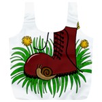 Boot in the grass Full Print Recycle Bags (L) 