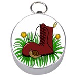 Boot in the grass Silver Compasses