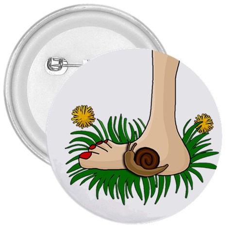 Barefoot in the grass 3  Buttons from ArtsNow.com Front